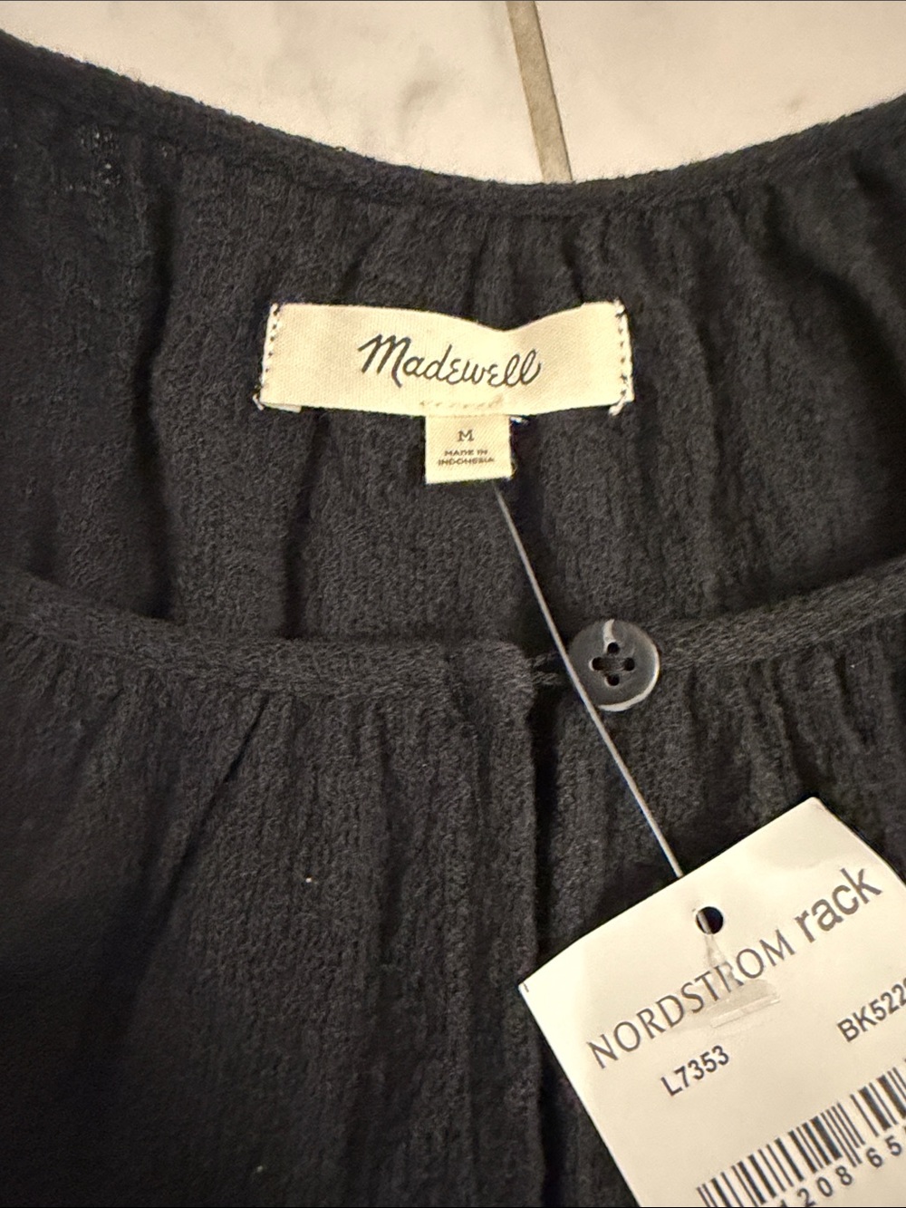 Madewell Black Short-Sleeve Scoop-Neck Tee - Picture 2 of 4